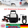 12V Elektrische Seilwinde mit Motorwinde Bootswinde Winde Seilzug 2000LBS