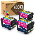 2-12x Multipack Patronen für Epson 603 XL XP-2100 3100 4100 WF-2810 2830 2840DWF