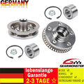 2x RADNABE + ABS-RING RADLAGER VORNE+HINTEN für AUDI A3 8L TT VW GOLF 4 OCTAVIA