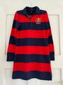 RALPH LAUREN Kinder Kleid Schwarz/Rot Gestreift Gr. XL ( 170/176 ) TOP !!