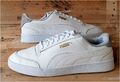 Puma Shuffle Low Leather Trainers UK10/US11/EU44.5 309668-08 Triple White