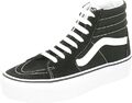 Vans SK8-Hi  Platform Unisex High Top Sneaker Schuhe Black/White UK8 Gr.42