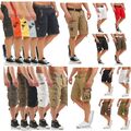 Geographical Norway Herren Shorts Bermuda Hose Sommer Cargo Short mit Gürtel