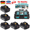 18V 5,0Ah Für Makita Original Ersatzakku BL1850B LXT Li-ion BL1860B Ladegerät A+