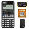 Casio FX-810 DE CW mit CalcCase-Schutztasche, Zirkelset gelb und Garantie