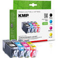 KMP C81V  schwarz, cyan, magenta, gelb Druckerpatronen kompatibel zu Canon...