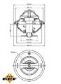 NRF Thermostat, Kühlmittel  u.a. für AUDI, FORD, PORSCHE, VW