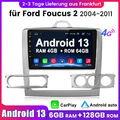 Android 13 Autoradio Navi DSP 6+128GB Carplay Für Ford Focus MK2 MK II 2004-2011