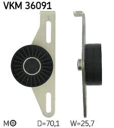 VKM 36091 SKF Spannrolle, Keilrippenriemen für ,DACIA,LADA,NISSAN,RENAULT