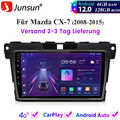 6+128GB Carplay Autoradio Für Mazda CX-7 2008-2015 Android12 GPS NAVI 8Kern DAB+