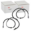 2x NTY ABS-SENSOR RADDREHZAHL HINTEN passend für CITROËN C8 FIAT ULYSSE LANCIA P