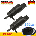 2x Waschwasserpumpe Scheibenreinigung für BMW E87 E36 E46 E91 Waschwasser-pumpe