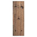 Garderobe GASCOG Altholz rustikal Wandgarderobe Holz Hängegarderobe Paneele Boho