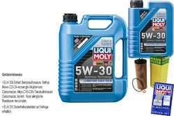 INSPEKTIONSKIT FILTER LIQUI MOLY ÖL 6L 5W-30 für Audi Allroad 4BH C5 2.5 TDI