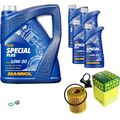 MANN-FILTER Ölfilter MANNOL 9 L 10W-30 Special Plus für Toyota RAV 4 IV