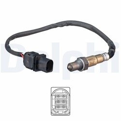 DELPHI Lambdasonde Sensor Abgassteuerung ES21067-12B1 für BMW 5er F10 Touring X5
