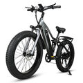 26*4 Zoll Elektrofahrrad 17AH E Mountainbike 750W E-MTB Pedelec Full Suspension