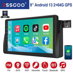 KAM 64G Android 13 Autoradio Navi GPS RDS Carplay WIFI für 3er BMW E46 318 320d