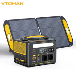 VTOMAN 2200W/1500W Tragbare Powerstation 1548Wh Solargenerator LiFePO4 Camping 