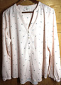 Esprit Damen Bluse Gr. 40 Schirmchen gestreift apricot weiß