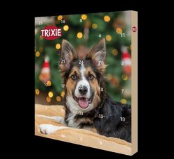 Trixie Adventskalender für HUNDE 30 x34 x 3,5 cm Snack Leckerli Weihnachten Xmas