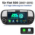 7" Android 13 2+64G Für Fiat 500 2007-2015 Autoradio GPS Carplay Navi BT SWC USB