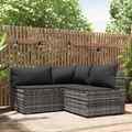 Polyrattan Gartenmöbel Lounge Möbel Sitzgruppe Lounge Hocker Tisch Sessel Sofa