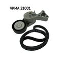 1x Keilrippenriemensatz SKF VKMA 31001 passend für AUDI FORD SEAT SKODA VW