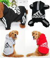 Kleine und Groß Haustier Hund Kleidung Mantel Pullover Jacke Hemd Hoodie Overall