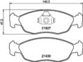 HELLA PAGID Bremsbelagsatz Scheibenbremse 8DB 355 008-291 für PEUGEOT 106 1 1A 2