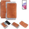 Gürtel Tasche für Samsung Galaxy A53 5G Schutz Hülle Holster Case schwarz Kun