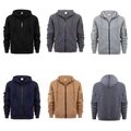 Herren Sweatjacke Hoodie Sweatshirt Kapuzen Pullover Basic Warm Gefüttert Pulli