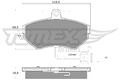 TOMEX Brakes Bremsbelagsatz Scheibenbremse TX 13-121 für VW PASSAT B5 3B2 3B5 A4