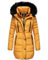 Marikoo warme Damen Winter Jacke Winterjacke Parka Stepp Mantel lang B401