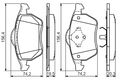 BOSCH Bremsbelagsatz Scheibenbremse 0 986 494 390 Low-Metallic für FORD GALAXY 1