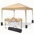 Pavillon 3x3m wasserdicht Gartenzelt Faltpavillon Partyzelt Popup Zelt UV-Schutz