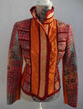 Ever & Ever Exklusiver Blazer Gr 36 S Designerblazer Damenblazer orange bunt