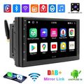 7“ Android 13 DAB+ Autoradio 2 DIN Apple Carplay MP5 Player GPS NAVI RDS mit Kam