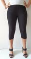 ÜBERGRÖßE GR 36-52 Damen  Bermuda 3/4  Hose Leggins Capri Kurzehose 60% Cotton