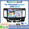 2DIN Android 13 Autoradio Carplay GPS Navi für Mitsubishi Lancer 2008-12 ★128GB★