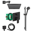 Hansgrohe Vernis Shape Unterputz Duschsystem DuschArmatur Set Kopfbrause schwarz