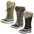 Sorel Damen Joan of Arctic Winter Schneestiefel Premium Thermo Wildleder Lederschuh