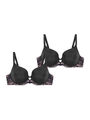 Triumph Damen Bügel-BH 2-Pack Amourette Charm Bustier Bra Unterwäsche Dessous