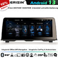 12.3" 8-Kern 8GB+128GB CarPlay Android 13 Autoradio GPS Navi BMW 5er F10 F11 NBT