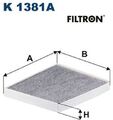 FILTRON K1381A Filter für Innenraumluft Innenraumfilter Filter Innenraum 