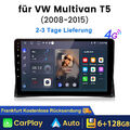 Für VW Multivan T5 2008-2015 Android 13 Autoradio GPS Nav WIFI BT Carplay 6+128G