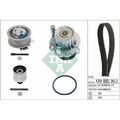 1x Wasserpumpe + Zahnriemensatz Schaeffler INA 530 0201 32 passend für AUDI