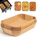 100x Backpapier für Friteuse Heißluftfritteuse Grill Backofen Air Fryer Liners