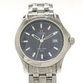 Omega Seamaster 120 Ref.2511.80 Datum Edelstahl Marineblau Silber Quarz Mens Uhr