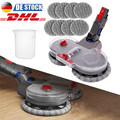 Elektrischer Wischaufsatz für Dyson V7/V8/V10/V11/V15 Staubsauger mit 8 Mopps